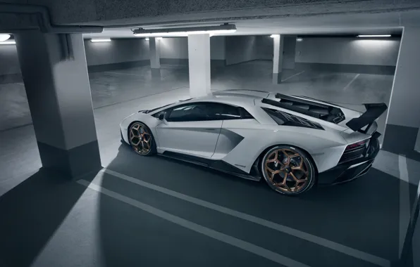 Lamborghini, Parking, supercar, side view, 2018, Novitec Torado, Aventador S