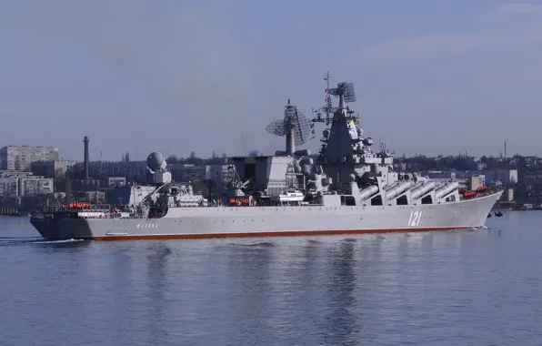 Moscow, Navy, cruiser, rocket, the project 1164