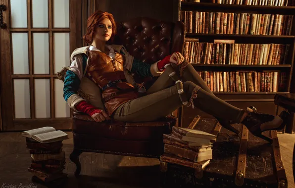 Girls, style, cosplay, Witcher, Triss Merigold