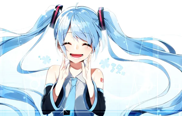 Wallpaper smile, Hatsune Miku, Vocaloid, Vocaloid, Hatsune Miku images ...