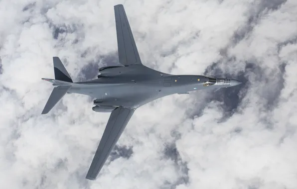 Lancer, B-1B, UNITED STATES AIR FORCE, strategic bomber, with variable sweep wing, Rockwell International, supersonic