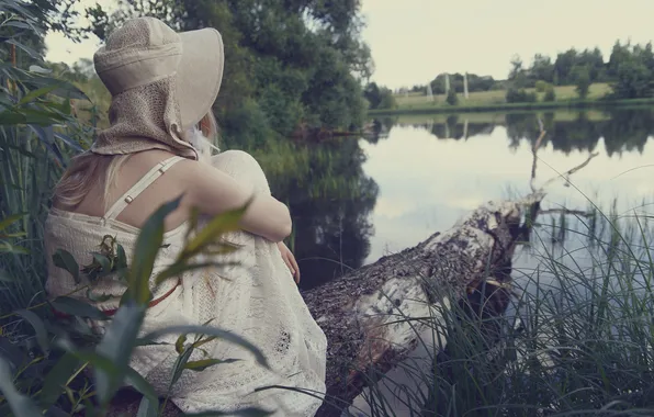 Girl, nature, Vasilisa, Maxim Mikhailov
