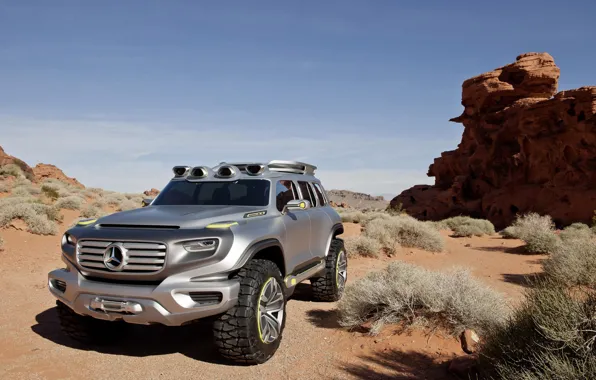 Concept, Desert, The concept, Mercedes Benz, SUV, Force, Matt, Mercedes