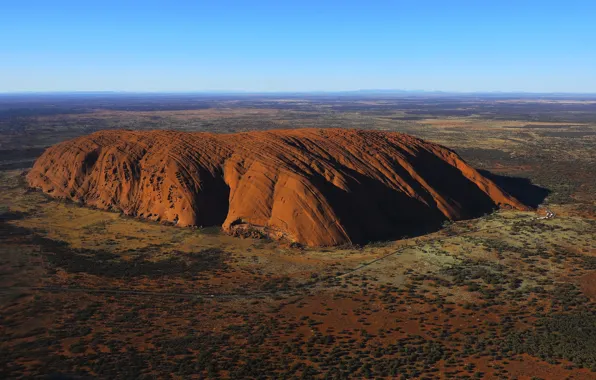 Rock, mountain, Australia, National Park Uluru-Kata of Theta