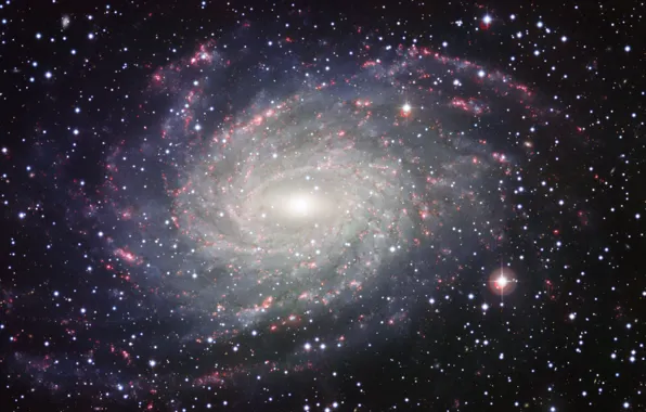 Picture spiral galaxy, like the milky Way, NGC 6744
