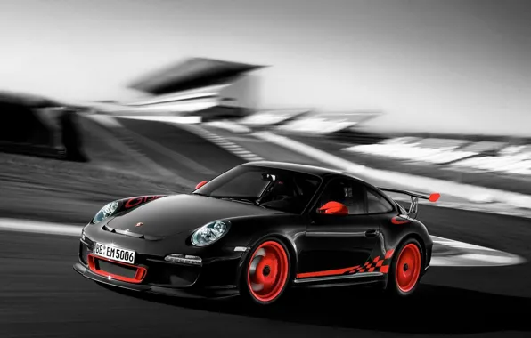Machine, Auto, blur, Porsche