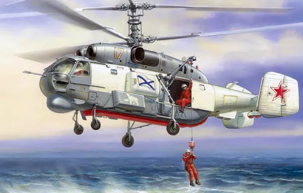 Deck, Navy, Andrei Zhirnov, Ka-27 Helix, Ka-27 Carabel Search and Rescue Helicopter