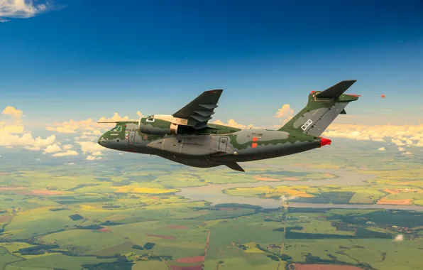 Picture FAB, Embraer, KC-390, military aircraft, Force Air Brazilian, Brazilian Air Force
