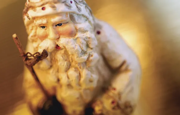 Retro, holiday, toy, blur, doll, Christmas, New year, staff