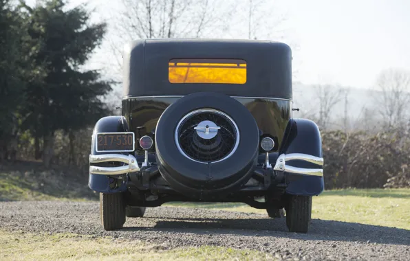 Picture rear view, retro cars, 1930, by Murphy, Town Car, Cord L-29 Town Car, Cord L-29