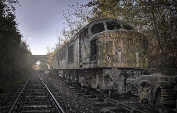 Picture background, railroad, locomotive