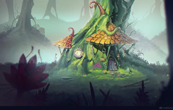 Tree, house, housing, concept art, unlucky gnome