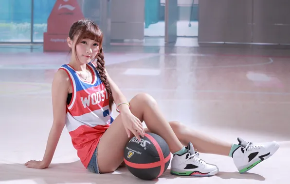 Picture the ball, legs, Asian