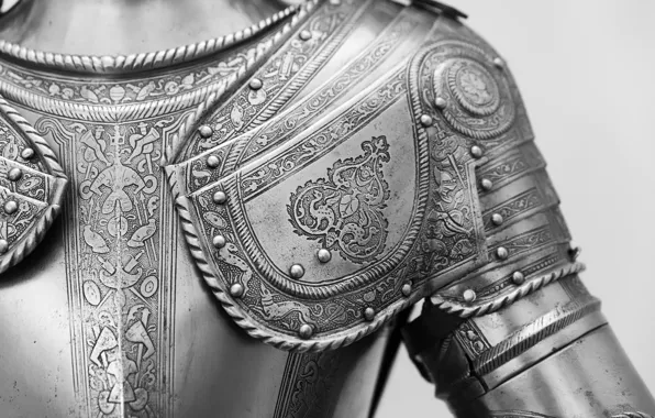 Picture metal, pattern, armor, knight