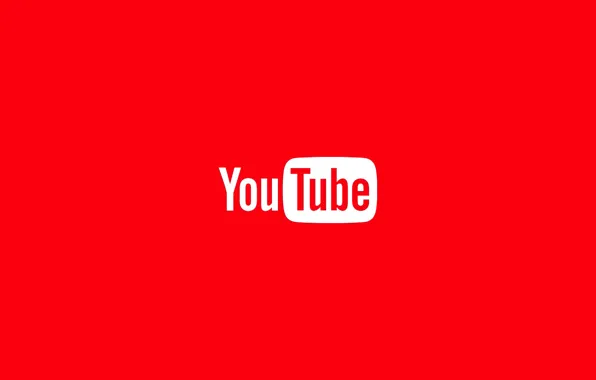 Picture red, white, Logo, Youtube