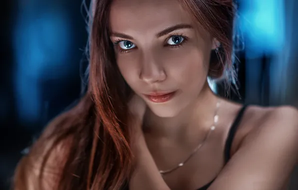 Portrait, makeup, sponge, retouching, Elizabeth Volkonskaya
