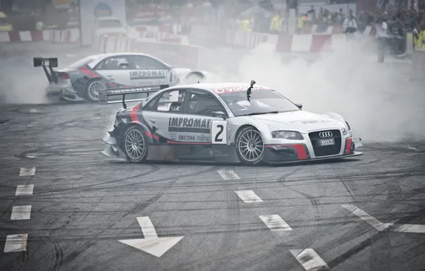 Audi, Audi, Sport, Machine, Tuning, Two, Street-Racing, VERVA