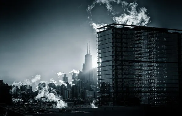 City, building, home, skyscrapers, USA, America, Chicago, Chicago
