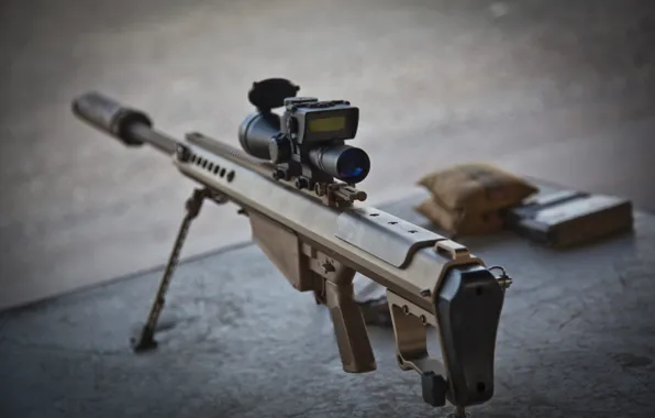 Weapons, rifle, sniper, self-loading, heavy, Barrett M82