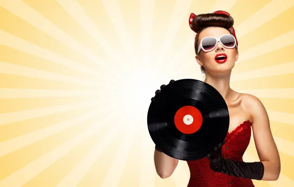Girl, retro, Girl, pin-up, pin up