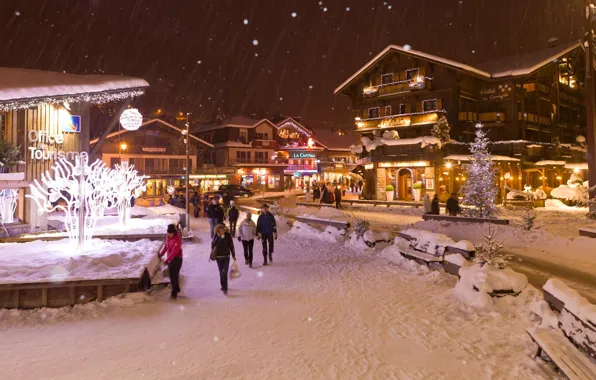 France, Winter, Snow, Winter, France, Snow, Ski Resort, Megeve