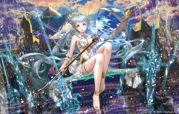 Girl, Anime, Art, Fantasy