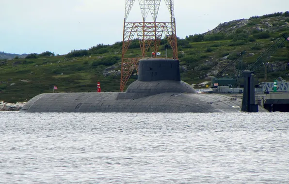 Submarine, Navy, the project 941, Dmitry Donskoy, the heavy nuclear-powered missile submarine