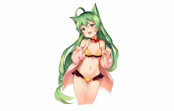 Girl, sexy, cleavage, long hair, boobs, anime, beautiful, pretty