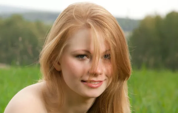 Picture look, nature, face, model, Annet a