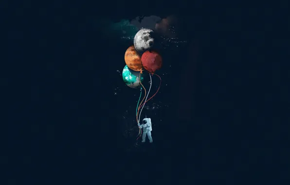 Planet, Space, Style, Planet, Ball, Balls, Astronaut, Astronaut