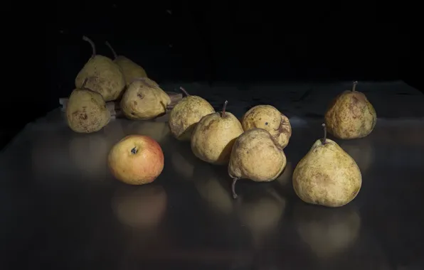 Apples, fruit, pear