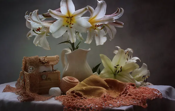 Flowers, Lily, still life