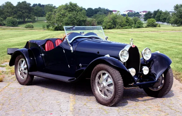 Retro, Bugatti, Bugatti, the front, 1930, Type 43, Sports Four Seater