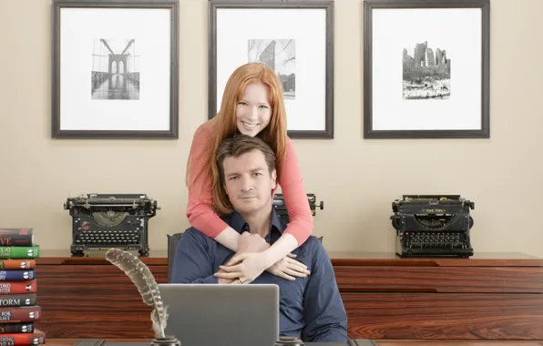 Picture the series, Nathan Fillion, Castle, Molly C. Quinn