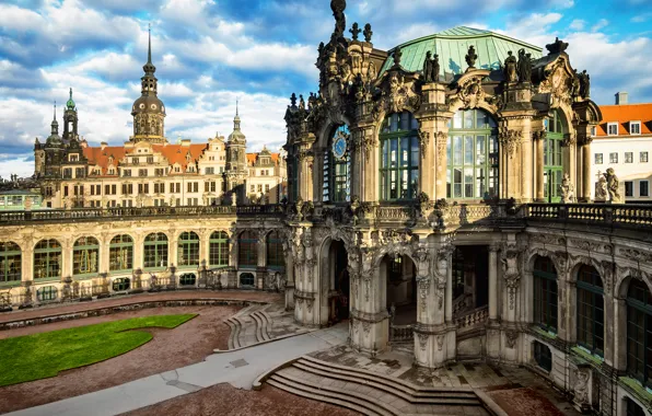 The city, building, Germany, Dresden, architecture, Germany, Dresden, Germany