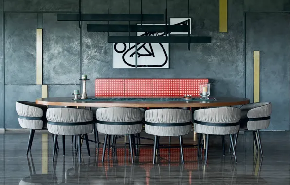 Design, style, room, India, dining room, India, the interior, inspiring spacious apartment