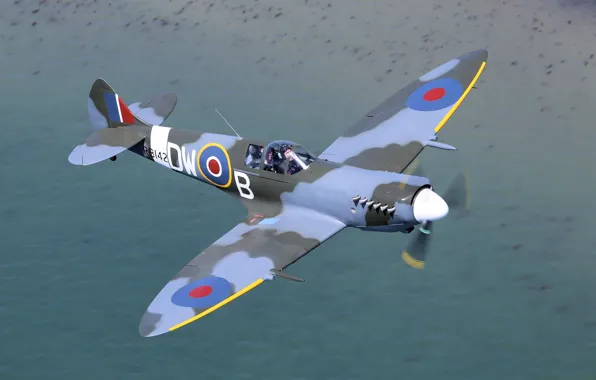 Fighter, British, Spitfire, single-engine, Supermarine