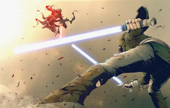 Battle, jedi, sith, lightsiber