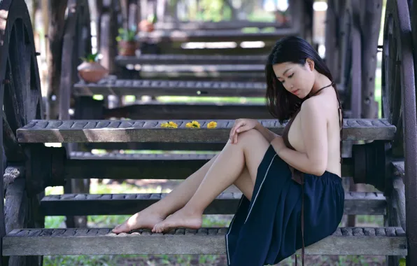 Picture summer, girl, legs, East