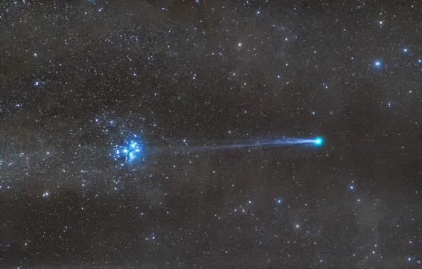 Space, photo, comet, Lovejoy