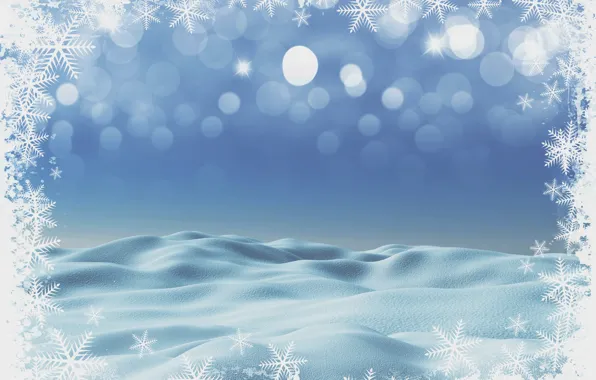 Picture winter, snow, snowflakes, background, Christmas, winter, background, snow