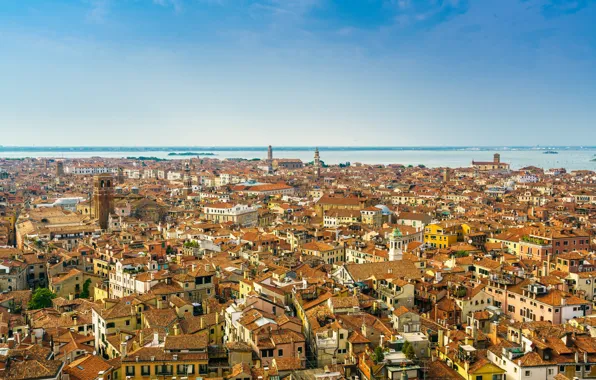 The sky, the building, panorama, Venice
