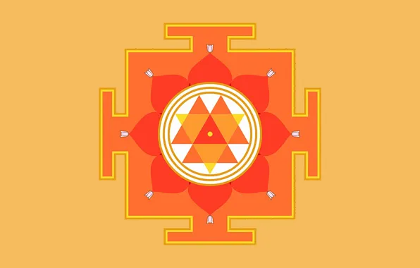 Background, values, Yantra, Durga