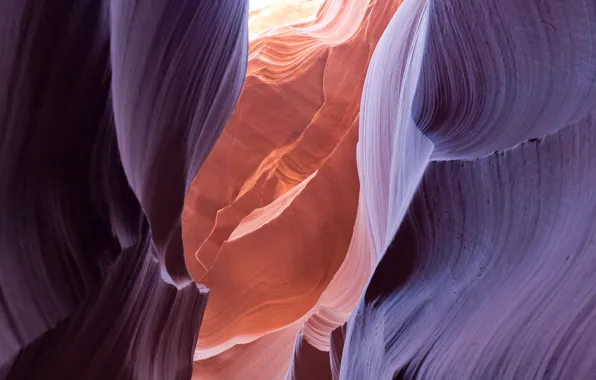 Landscape, rocks, texture, canyon, AZ, cave, USA