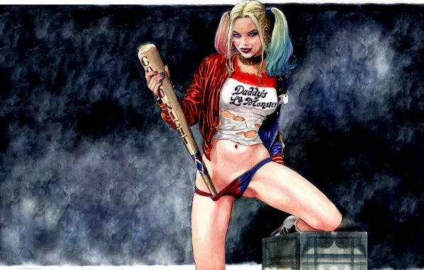 Bit, Panties, Harley Quinn, DC Comics, Harley Quinn, Harley Quinn, Milo Manara, Milo Manara