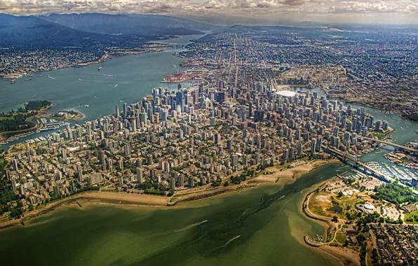 Building, Canada, top, Vancouver