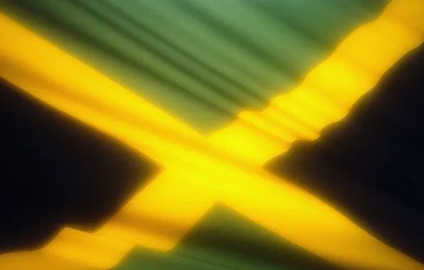 Picture glow, flag, Jamaica