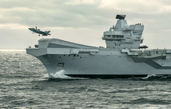 UK, the carrier, HMS Queen Elizabeth, The Royal Navy