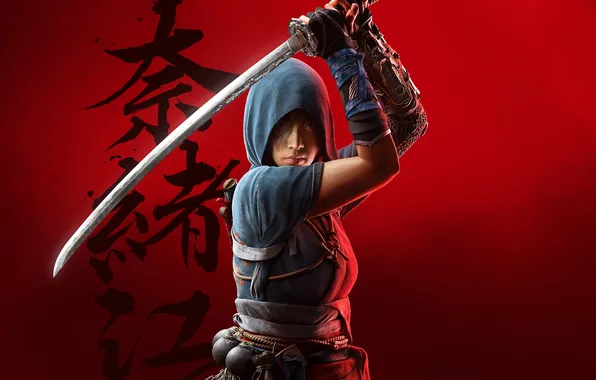 Picture assassins creed, game, shadows, naoe