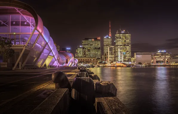 Lights, the evening, New Zealand, Auckland